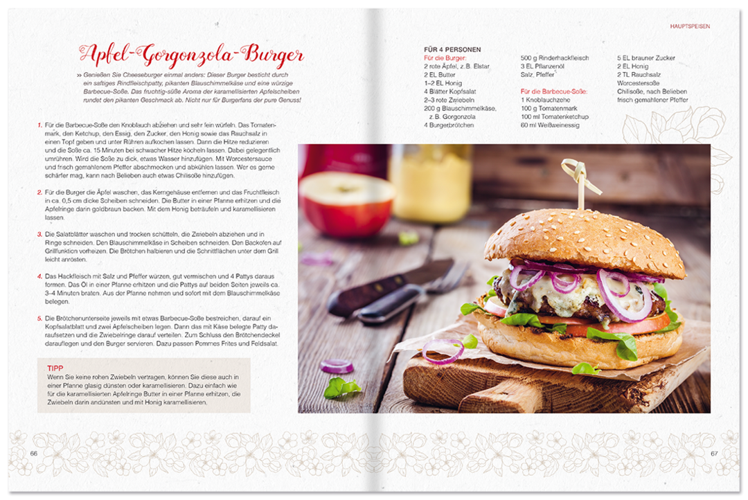 Apfel Kochbuch und Ratgeber Leseprobe S66–67 Tosa Onlineshop
