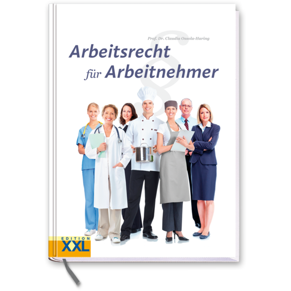 Arbeitsrecht für Arbeitgeber Ratgeber Rechte und Pflichten Arbeitnehmer Cover Buch Vorderseite EDITION XXL Onlineshop