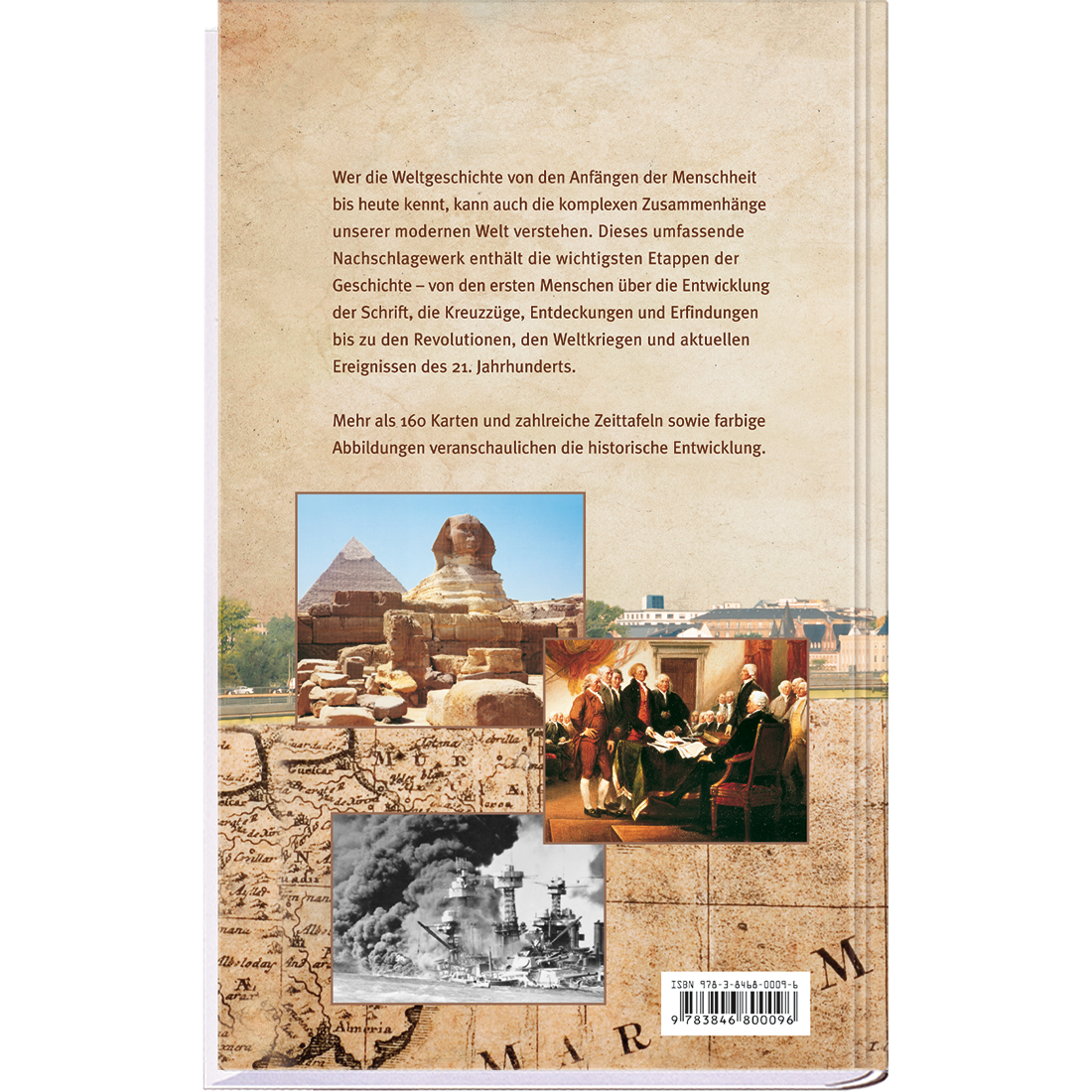 Atlas der Weltgeschichte Sachbuch Geschichte Mensch Cover Buch Rückseite Neuer Kaiser Verlag Onlineshop