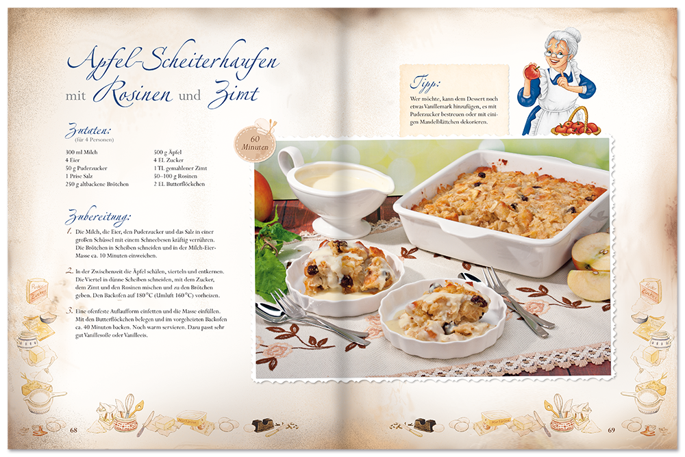 Aufläufe ohne Schnickschnack Kochbuch Auflauf Rezepte Leseprobe S68-69 EDITION XXL Onlineshop