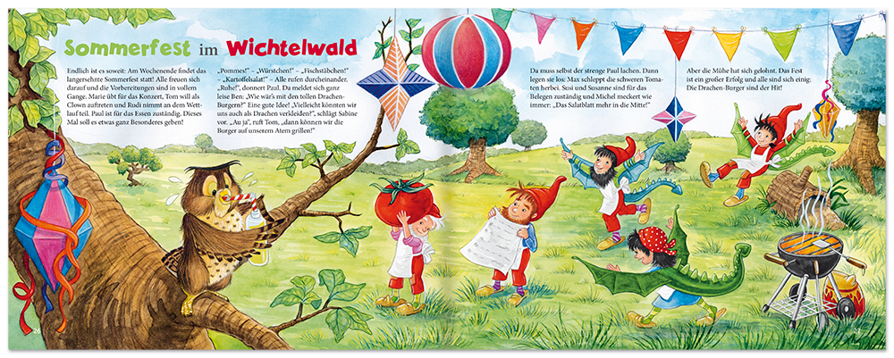 Aus dem Land der Wichtel – Kochbuch Rezepte Kinder Leseprobe S26–27 Titania Verlag Onlineshop