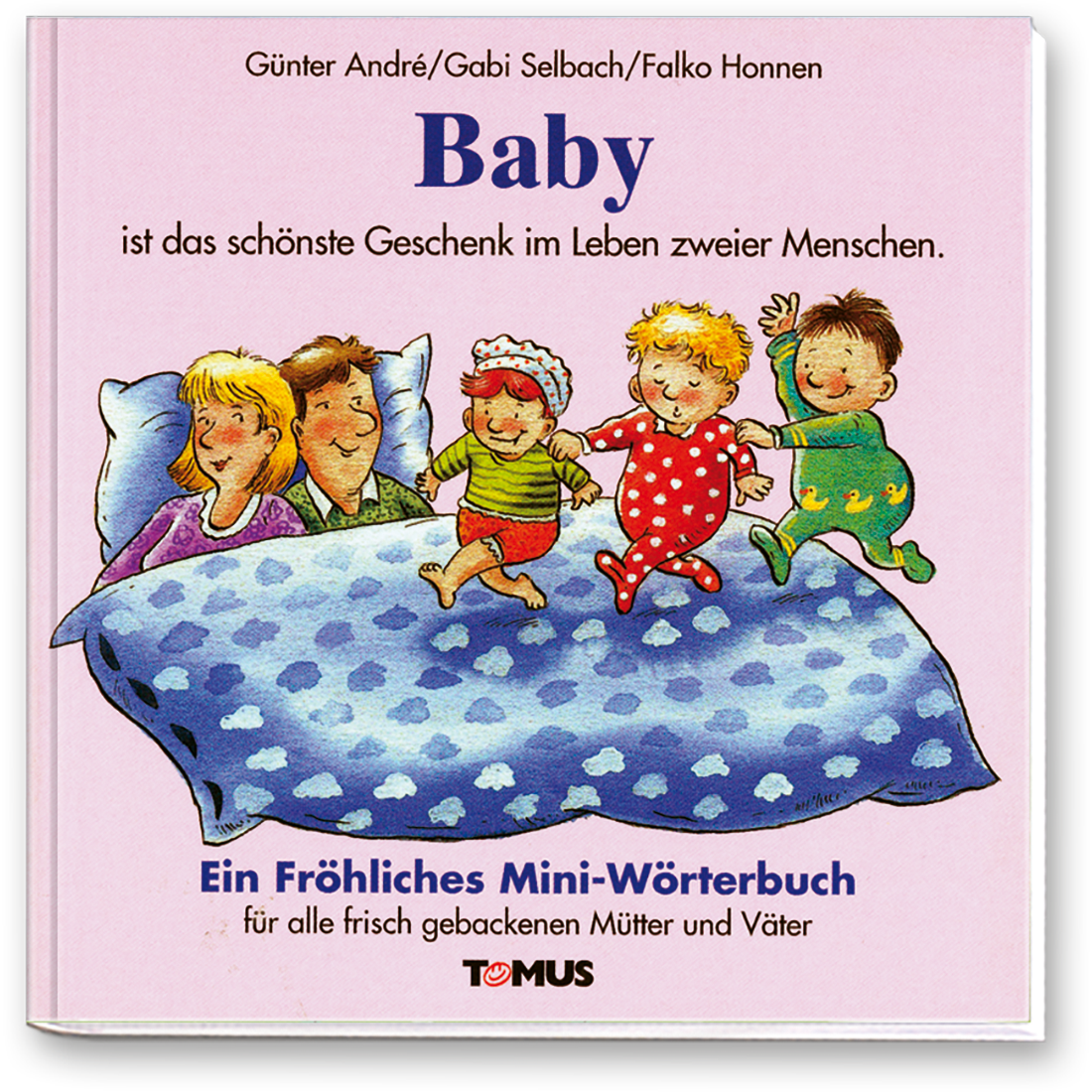 Baby Geschenkbuch Humor Mini Wörterbuch Cover Buch Vorderseite TOMUS Verlag Onlineshop