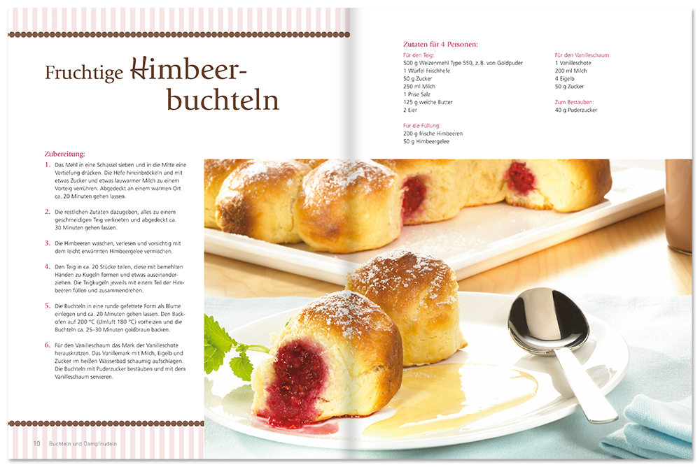Backen mit Hefe Backbuch Rezepte mit Hefeteig Leseprobe S10-11 EDITION XXL Onlineshop