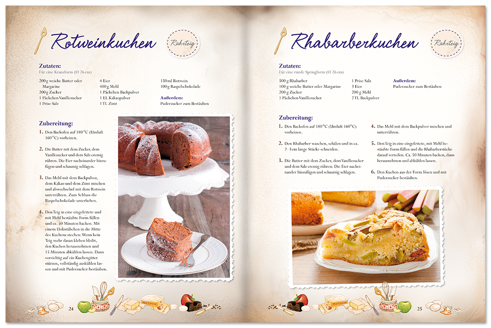 Backen ohne Schnickschnack Backbuch schnelle und einfache Rezepte Leseprobe S24-25 EDITION XXL Onlineshop