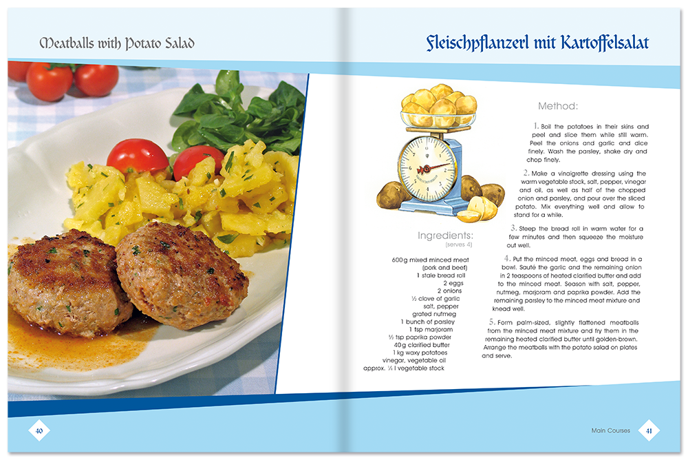 Bavarian Cooking Kochbuch in englischer Sprache Leseprobe S40–41 EDITION XXL Onlineshop
