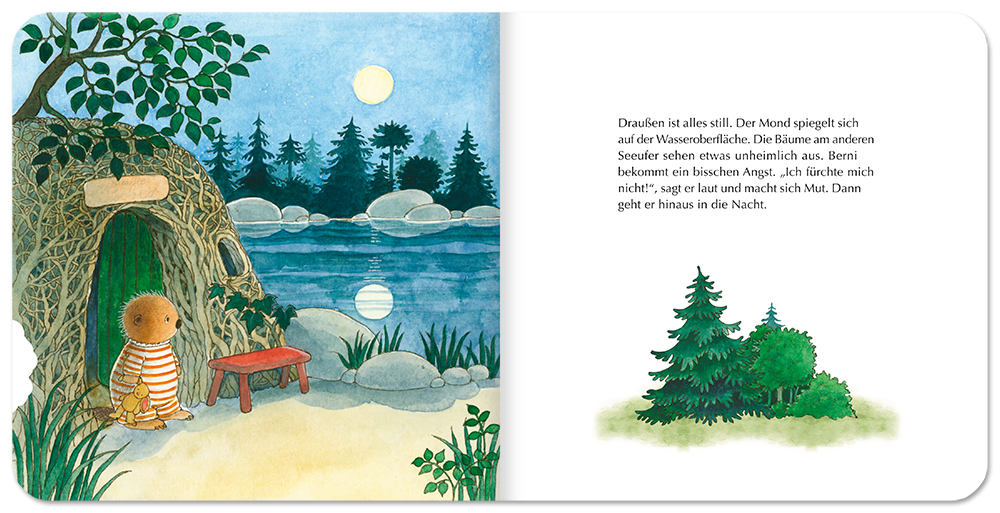 Berni Biber will nicht schlafen Kinderbuch Pappebuch Leseprobe S6–7 Neuer Favorit Verlag Onlineshop