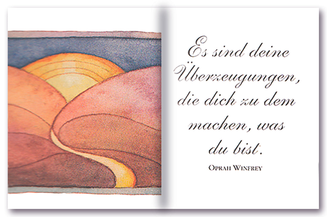 Bleib dir treu Geschenkbuch Handgefertigtes Miniaturbuch Leseprobe S120–121 EDITION XXS Onlineshop