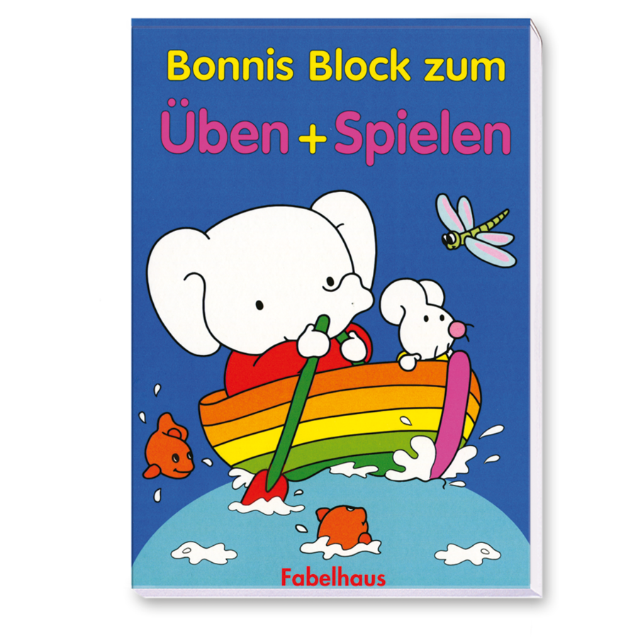 Bonnis Block zum Üben und Spielen blau Lernhilfen Cover Buch Vorderseite Neuer Favorit Verlag Onlineshop