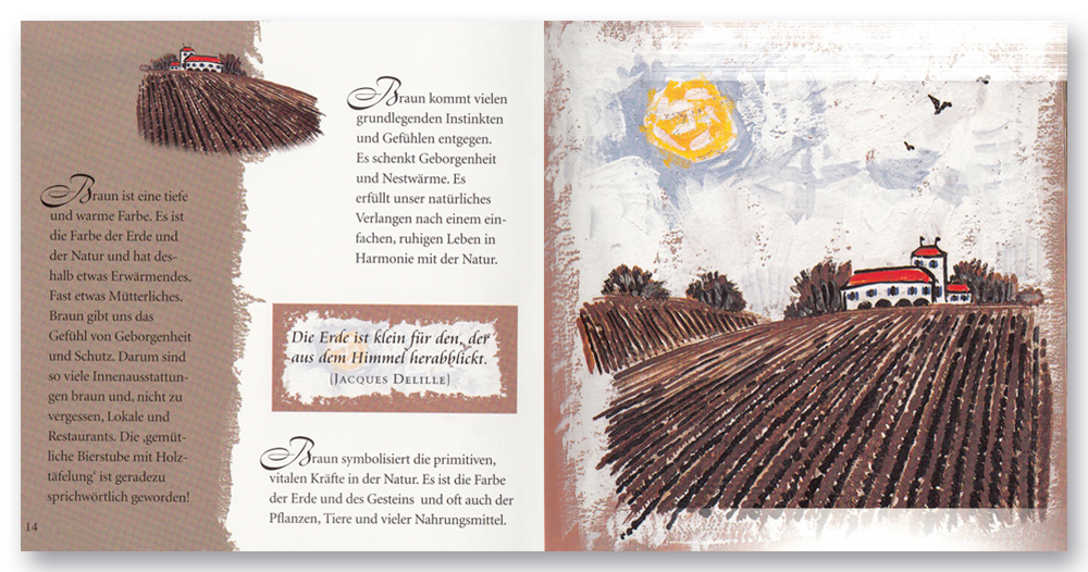 Braun … die Farbe für dich Geschenkbuch Zitate und Bilder Leseprobe S14–15 Eulen Verlag Onlineshop