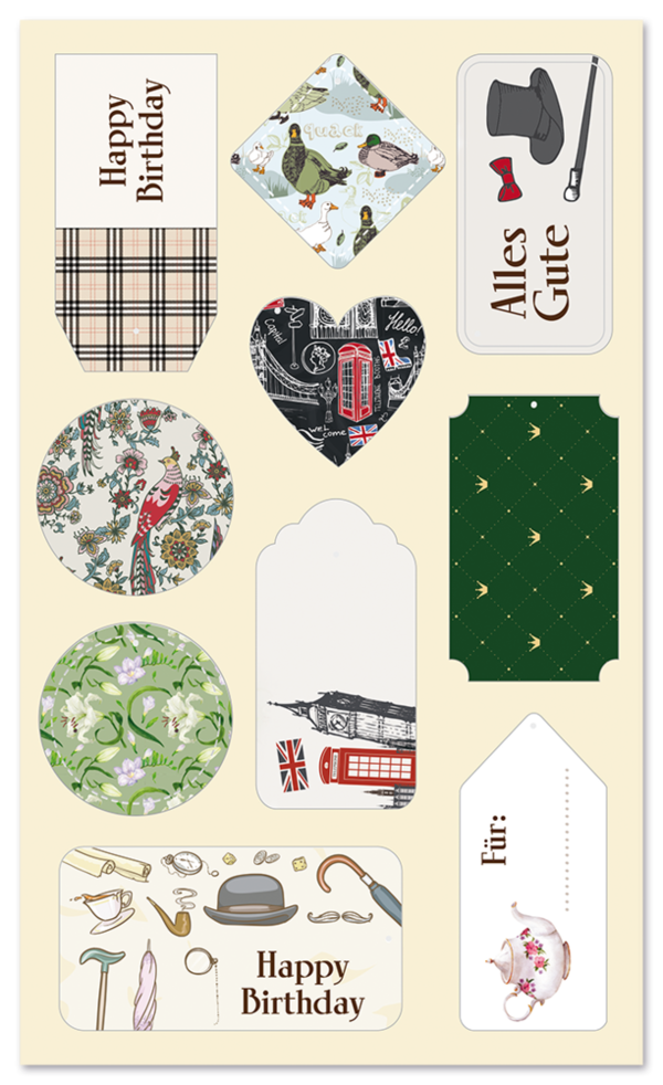 British Paper englisches Geschenkpapier online kaufen Beispielseite 1 EDITION XXL Onlineshop