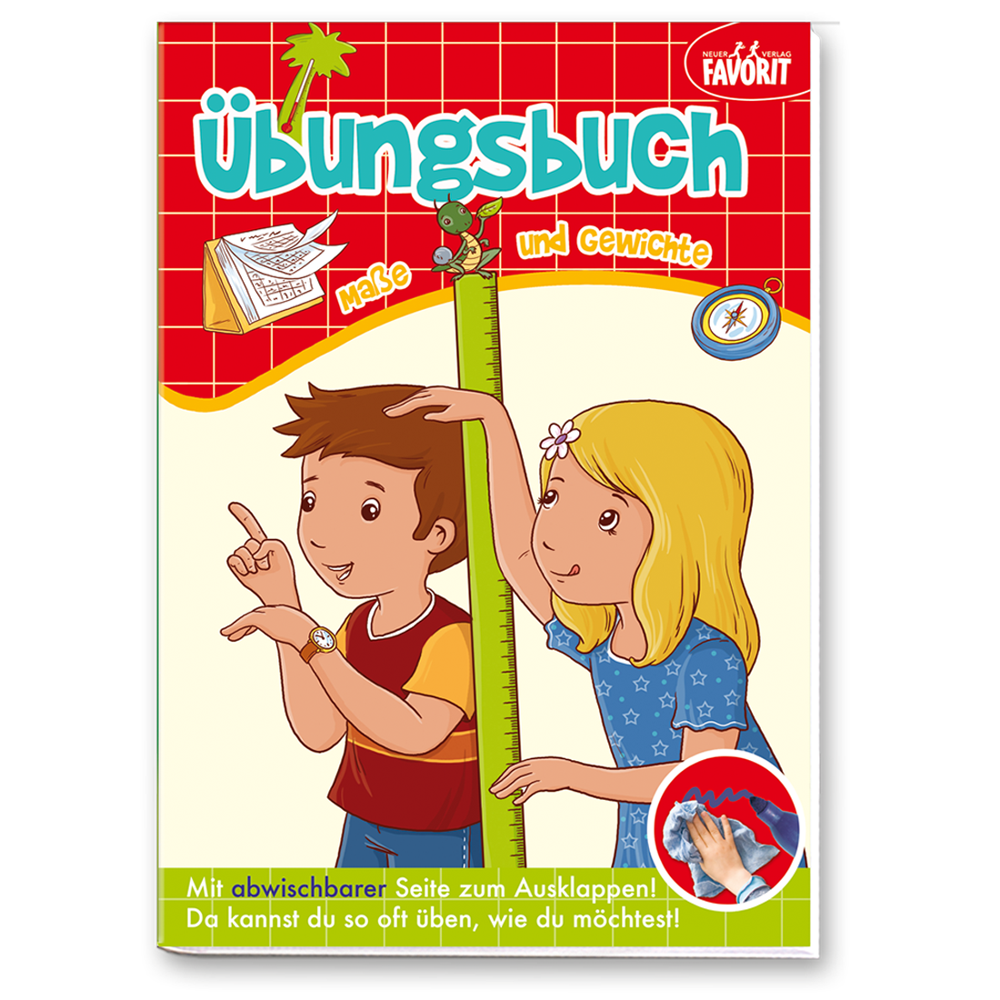 Übungsbuch Maße und Gewichte für Kinder Cover Vorderseite