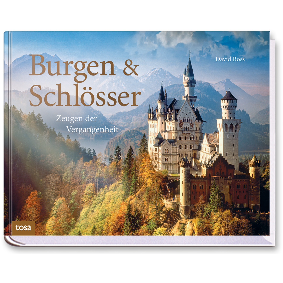 Burgen & Schlösser Sachbuch Bildband Cover Buch Vorderseite Tosa Onlineshop