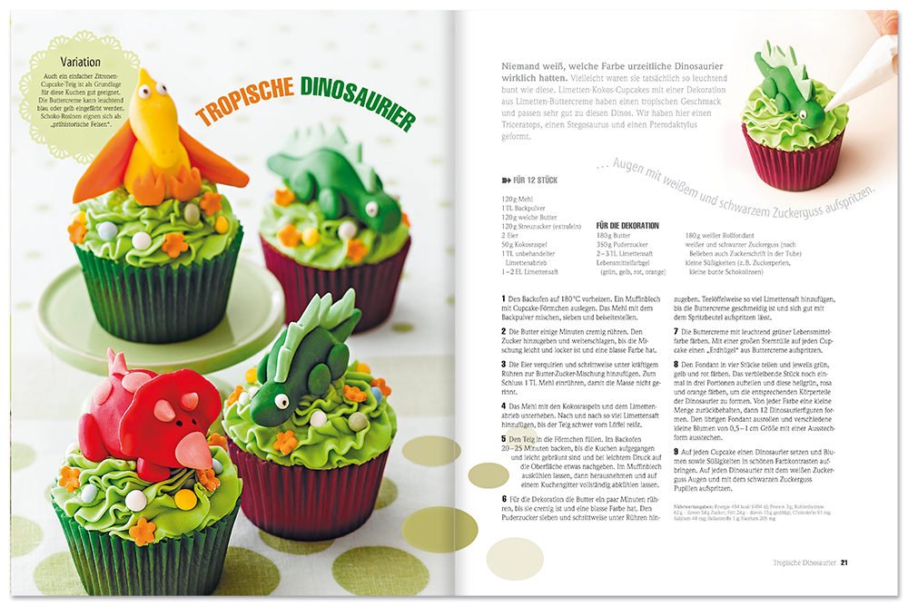 Cupcakes für Kinder leckere Cupcakes selber machen Rezeptbuch Leseprobe S20-21 Edition XXL Onlineshop