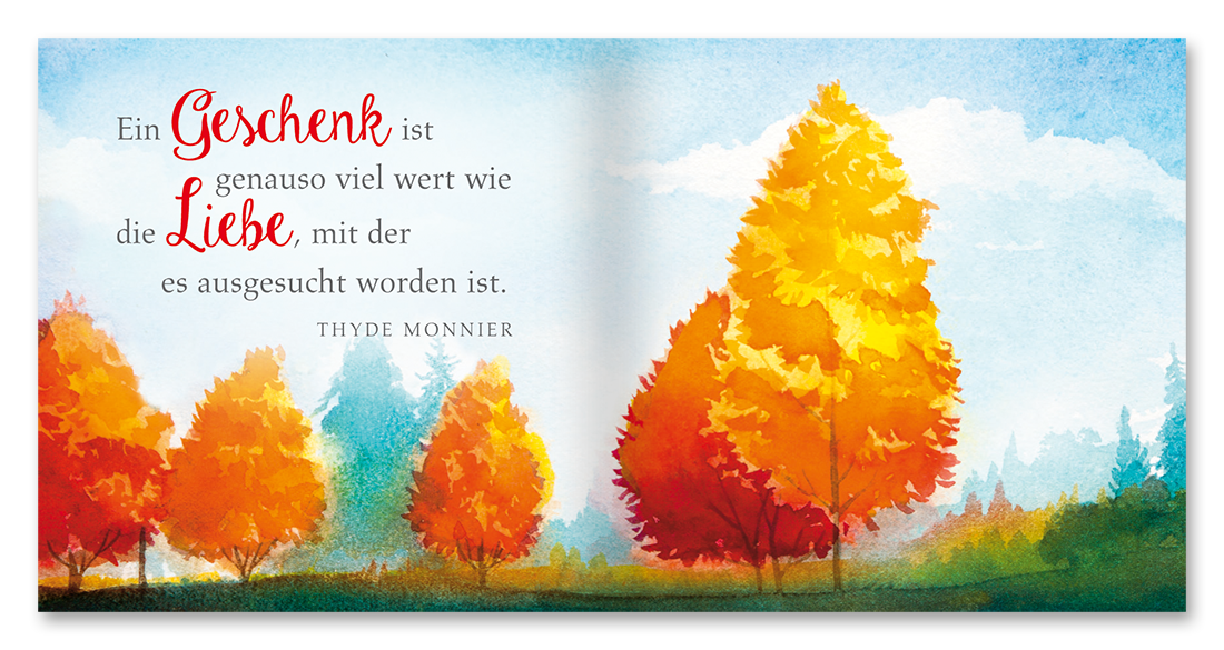 Danke Geschenkbuch mit Schlaufe Zitate Leseprobe S12-13 EDITION XXS Onlineshop