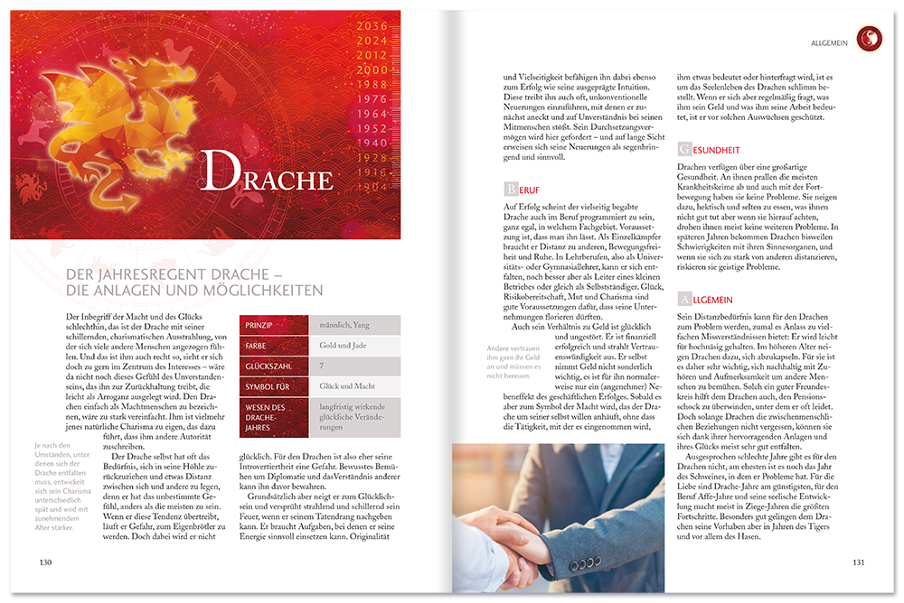 Das große Buch der Horoskope Sachbuch Sternzeichen Astrologie Leseprobe S130–131 Tosa Onlineshop