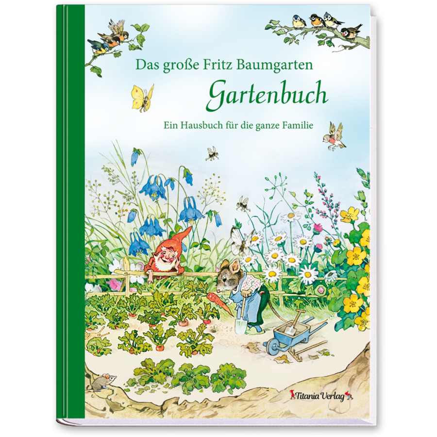 Das große Fritz Baumgarten Gartenbuch Ganze Familie Cover Buch Vorderseite Titania Verlag Onlineshop