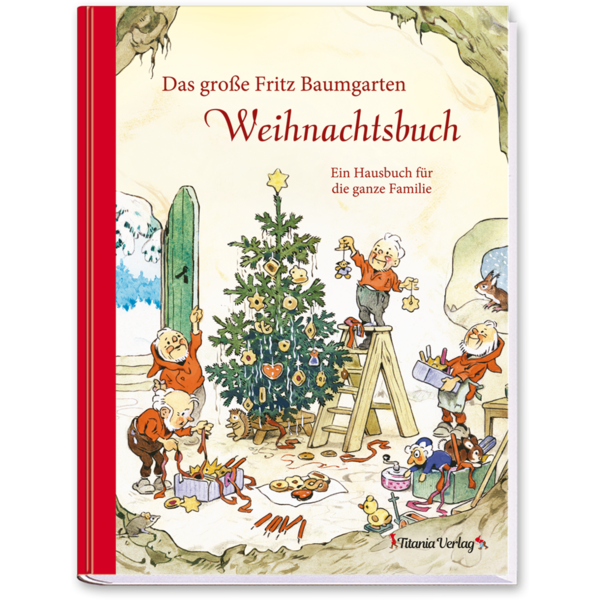 Das große Fritz Baumgarten Weihnachtsbuch Nostalgie Ganze Familie Cover Buch Vorderseite Titania Verlag Onlineshop