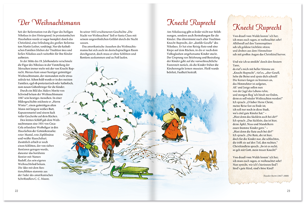 Das große Fritz Baumgarten Weihnachtsbaum Ganze Familie Leseprobe S22–23 Titania Verlag Onlineshop