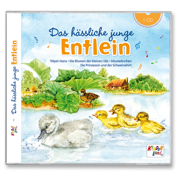 Das hässliche junge Entlein CD Märchen Geschichten für Kinder CD Cover Vorderseite K75 Medienpark Onlineshop