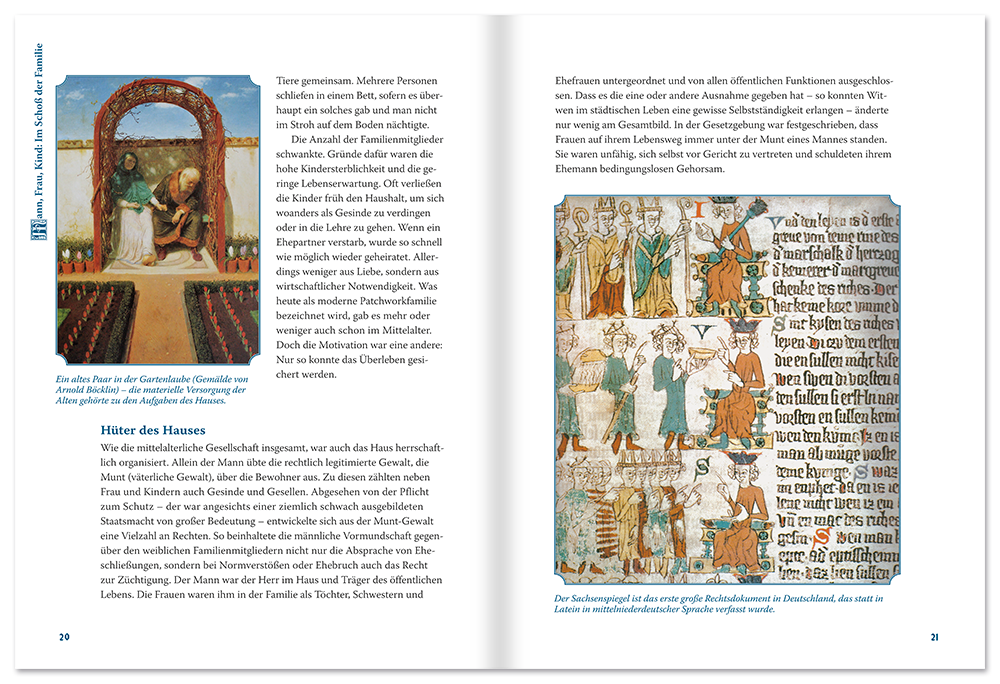 Das Leben im Mittelalter Sachbuch Zeitreise Wissen Leseprobe S20–21 Tosa Onlineshop
