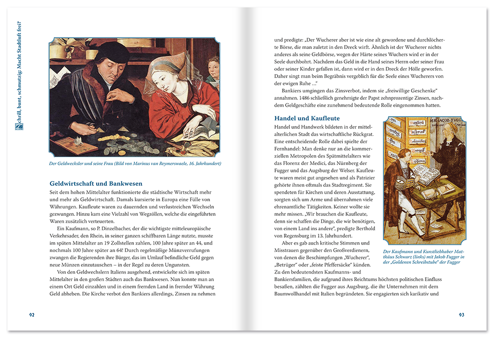 Das Leben im Mittelalter Sachbuch Zeitreise Wissen Leseprobe S92–93 Tosa Onlineshop