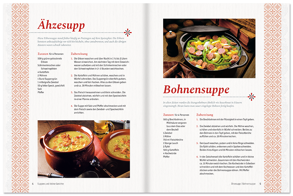 Das Rheinland und seine Küche Kochbuch rheinische Gerichte Rezepte Leseprobe S4-5 Edition XXL Onlineshop