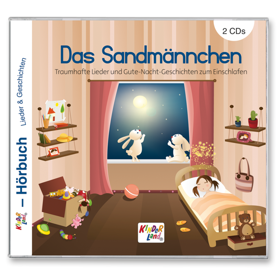 Das Sandmännchen CD Musik Geschichten für Kinder Cover Buch Vorderseite K75 Medienpark Onlineshop