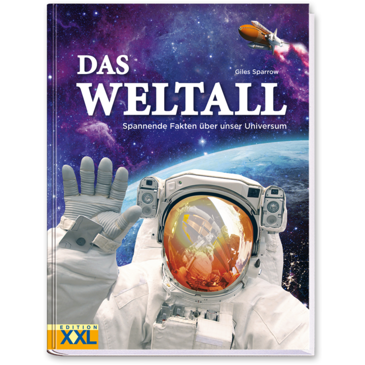 Das Weltall Kinderbuch spannende Fakten über das Universum Cover Vorderseite Edition XXL Onlineshop