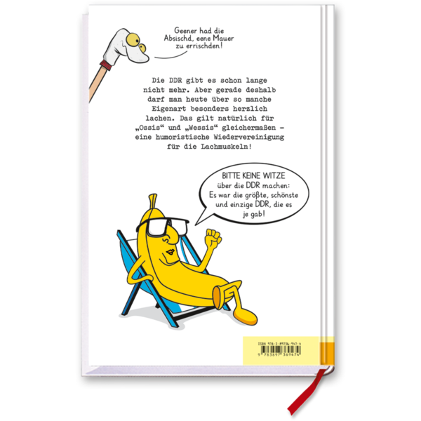 DDR-Witze Buch Schwarzer Humor Ossi Witze aus der DDR Cover Rückseite Edition XXL Onlineshop