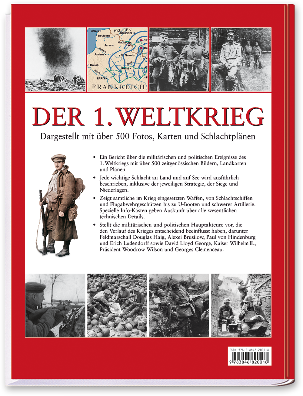 Der 1. Weltkrieg Sachbuch Politische Vergangenheit  Cover Buch Rückseite Neuer Kaiser Verlag Onlineshop