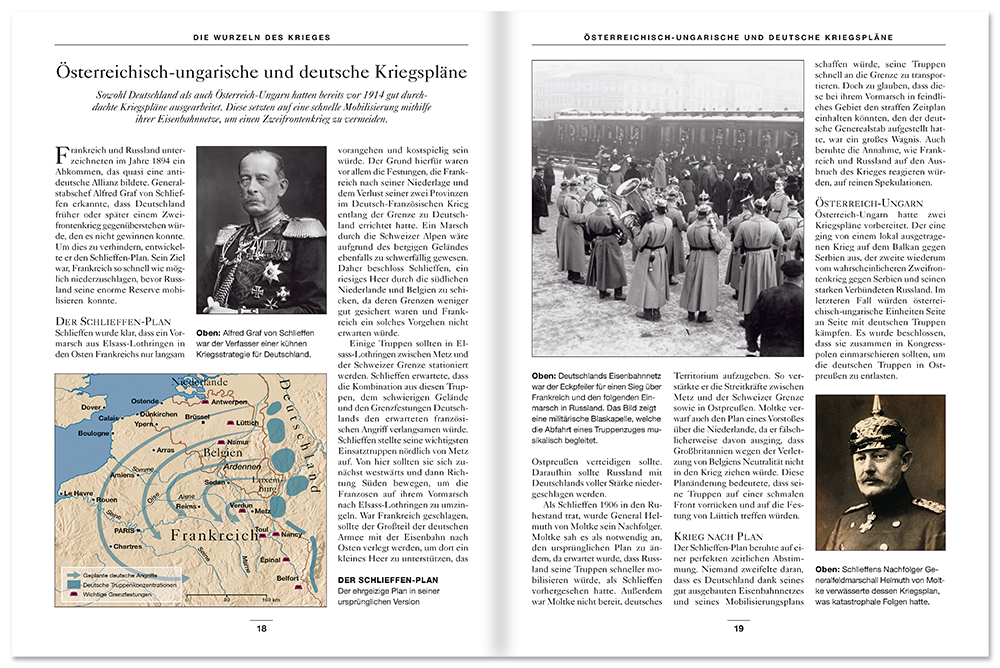 Der 1. Weltkrieg Sachbuch Politische Vergangenheit Leseprobe S18–19 Neuer Kaiser Verlag Onlineshop