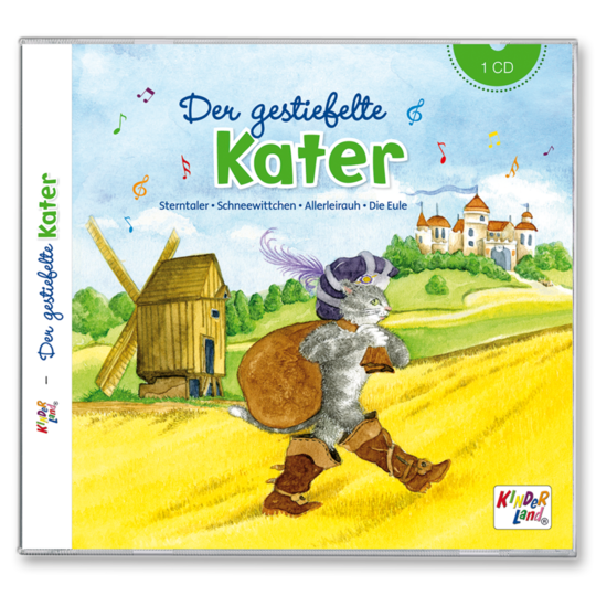 Der gestiefelte Kater CD Musik Geschichten Kinder Cover Vorderseite K75 Medienpark Onlineshop