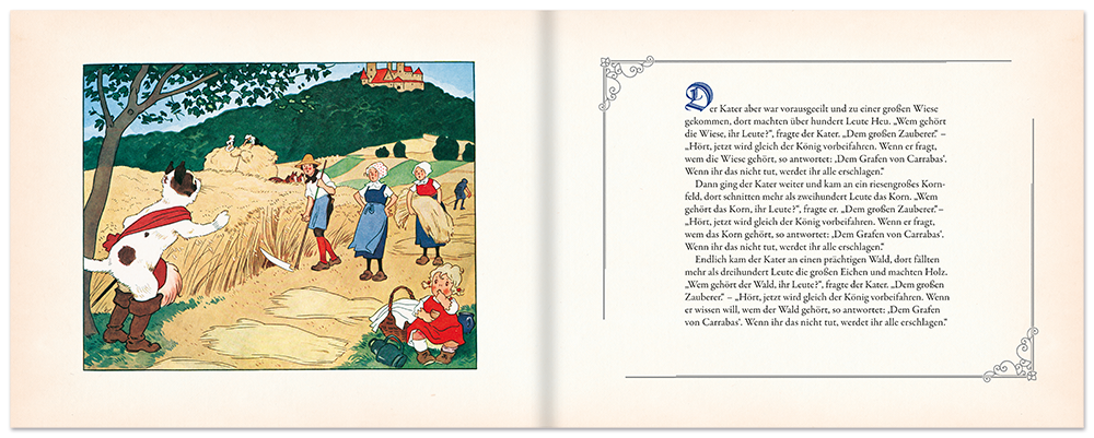 Der gestiefelte Kater Grimms Märchen Nostalgie Leseprobe S14–15 Titania Verlag Onlineshop