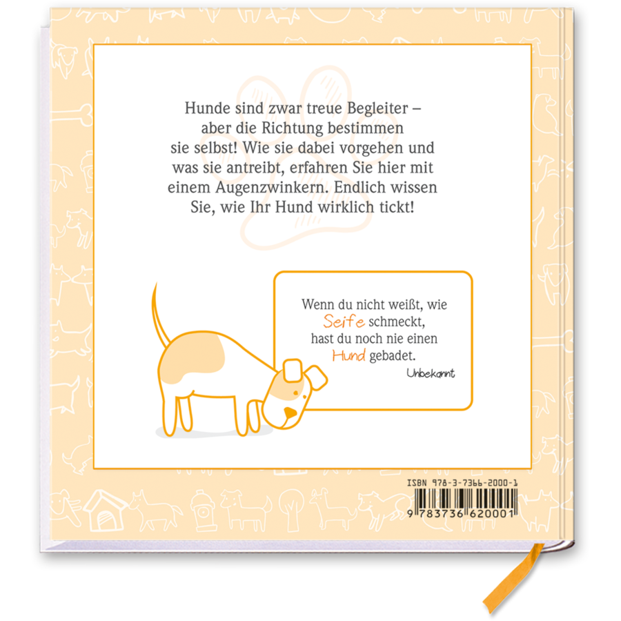 Der Hund Humor Geschenkbuch Cover Rückseite EDITION XXL Onlineshop