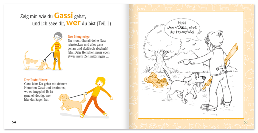Der Hund Humor Geschenkbuch Leseprobe S54–55 EDITION XXL Onlineshop