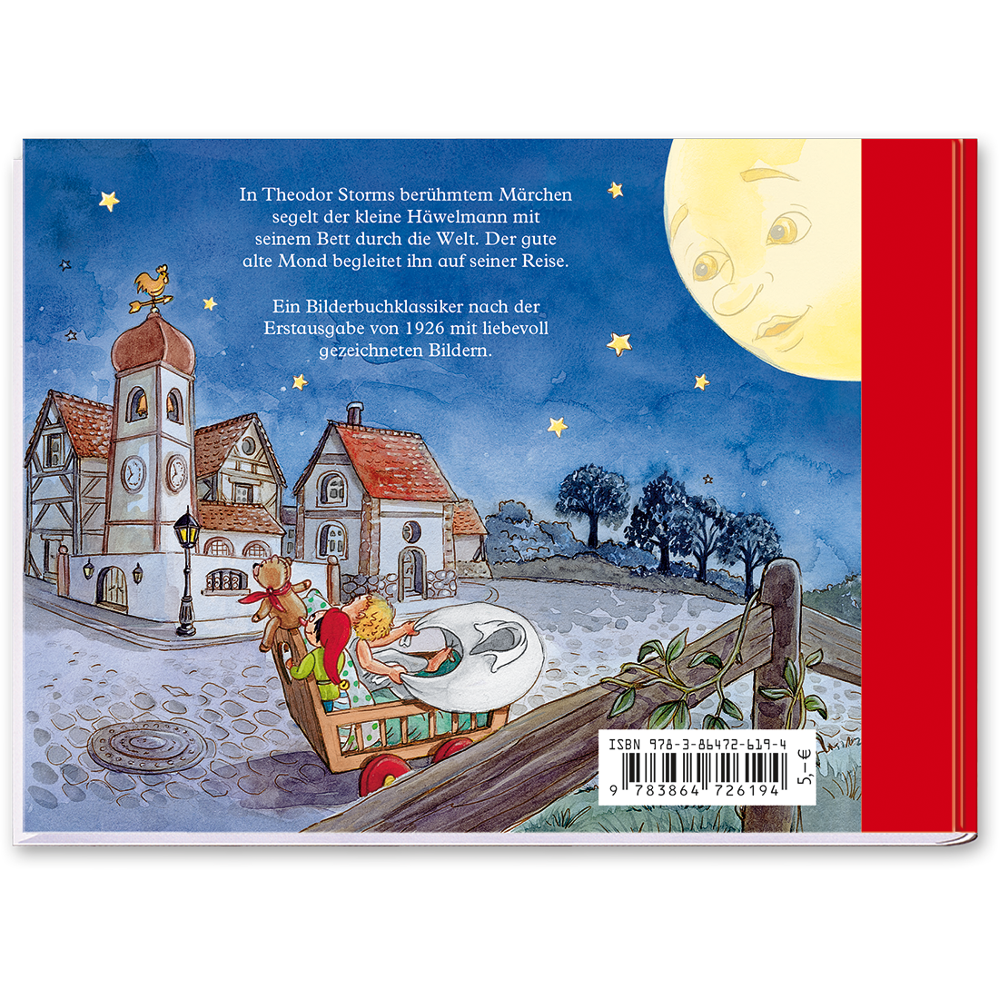 Der kleine Häwelmann Mini Nostalgie Cover Rückseite Titania Verlag Onlineshop