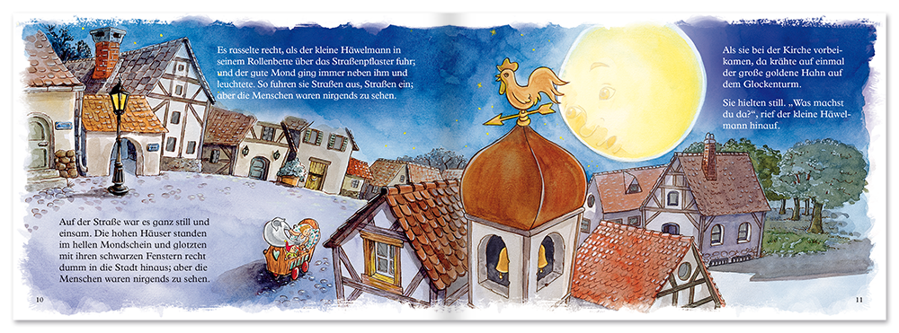 Der kleine Häwelmann Mini NostalgieLeseprobe S10–11 Titania Verlag Onlineshop