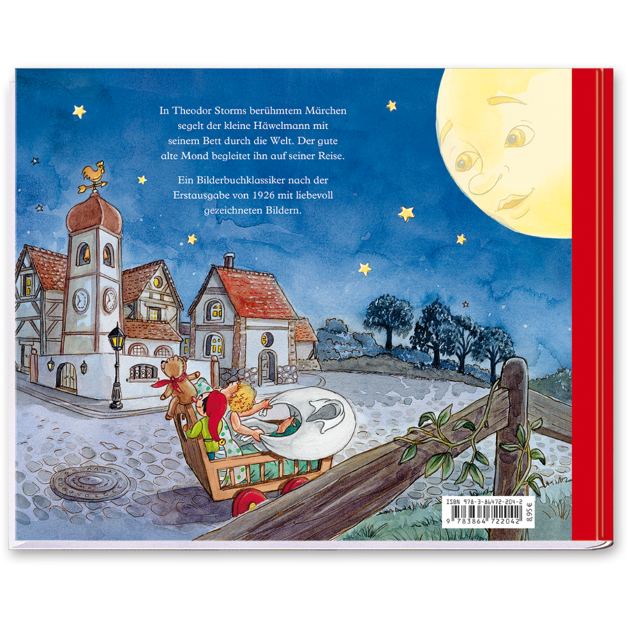 Der kleine Häwelmann Nostalgie Theodor Storm Cover Rückseite Titania Verlag Onlineshop