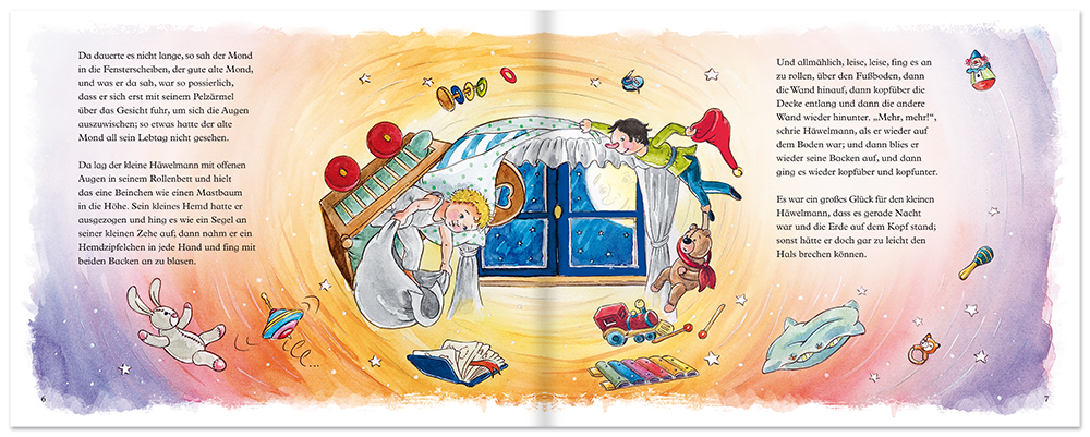 Der kleine Häwelmann Theodor Storm Nostalgie Leseprobe S6–7 Titania Verlag Onlineshop