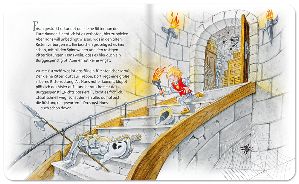 Der kleine Ritter Kinderbuch Kindergeschichten Buch Leseprobe S14-15 Edition XXL Onlineshop