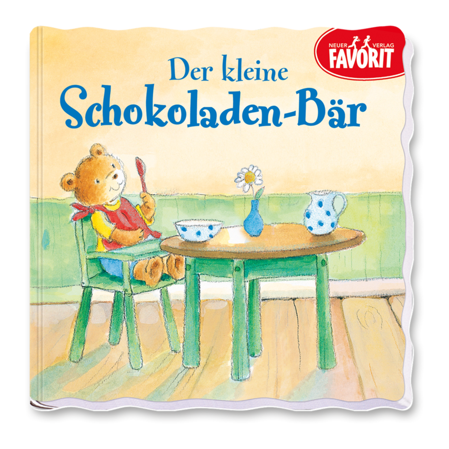 Der kleine Schokoladen-Bär Pappebuch Kinder Cover Vorderseite Neuer Favorit Verlag Verlag Onlineshop
