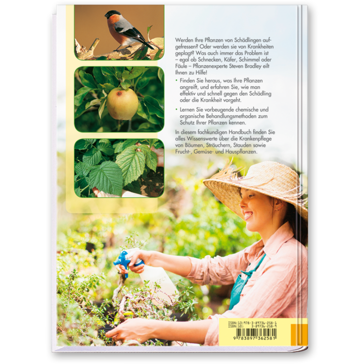 Der perfekte Pflanzendoktor Buch Schädlinge und Krankheiten bekämpfen Cover Rückseite Edition XXL Onlineshop