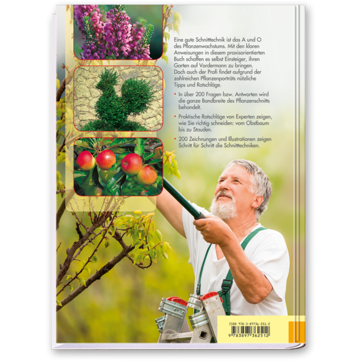 Der perfekte Pflanzenschnitt Buch Pflanzen richtig zurückschneiden Cover Rückseite Edition XXL Onlineshop
