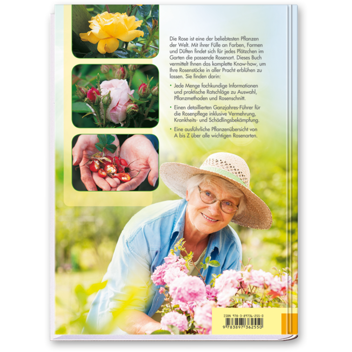 Der perfekte Rosenführer Buch Rosen richtig pflanzen, schneiden und vermehren Cover Rückseite Edition XXL Onlineshop