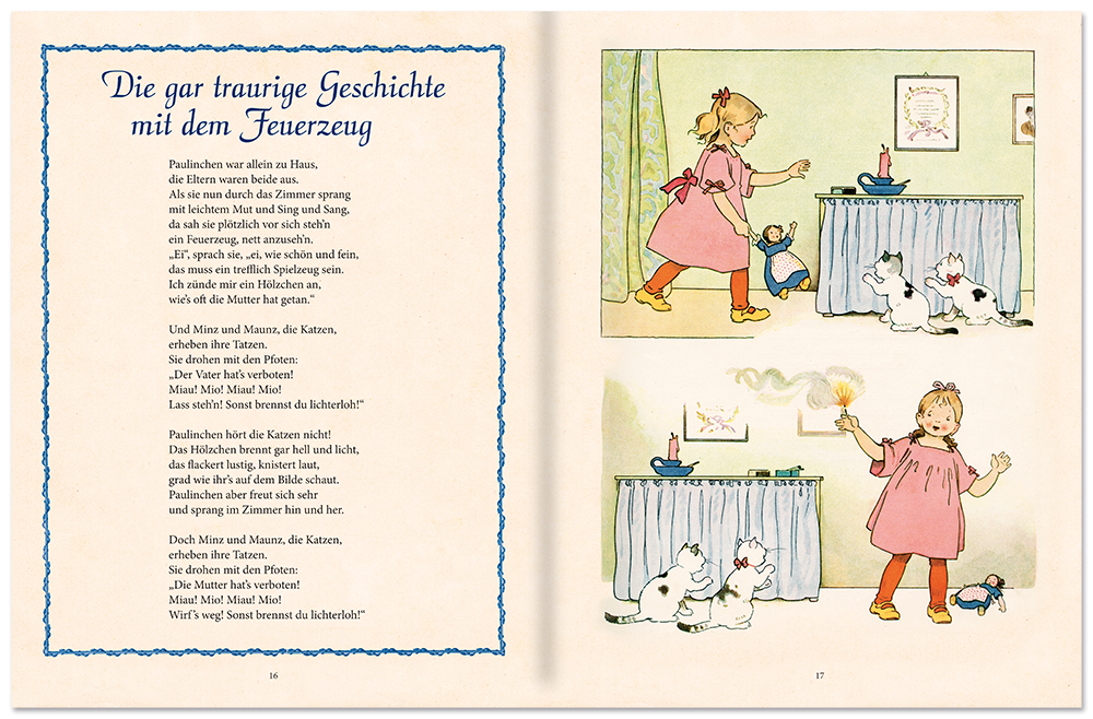 Der Struwwelpeter Nostalgie Fritz Baumgarten Leseprobe S16–17 Titania Verlag Onlineshop