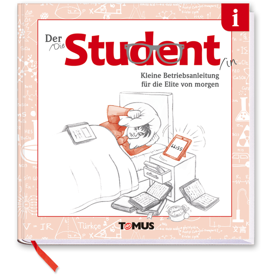 Der Student Humor Geschenkbuch Cover Vorderseite Tomus Verlag Onlineshop