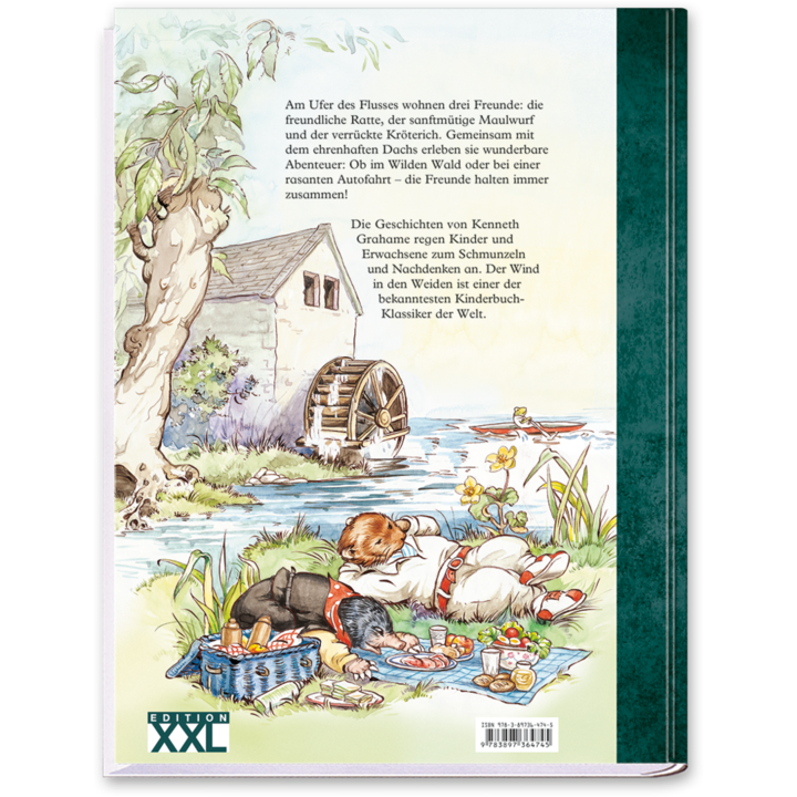 Der Wind in den Weiden Abenteuer Geschichten für Kinder Kinderbuch Cover Rückseite Edition XXL Onlineshop