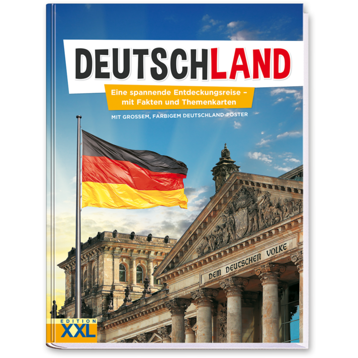 Deutschland Kinderbuch die Geschichte Deutschlands kennen lernen Cover Vorderseite Edition XXL Onlineshop