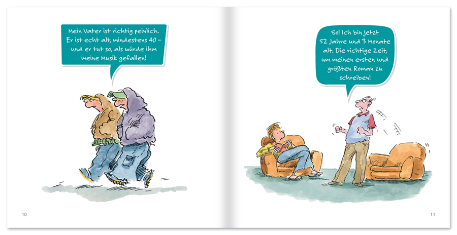 Die besten Jahre – Geschenkbox Schenken Humor Box Leseprobe S10–11 Tomus Verlag Onlineshop