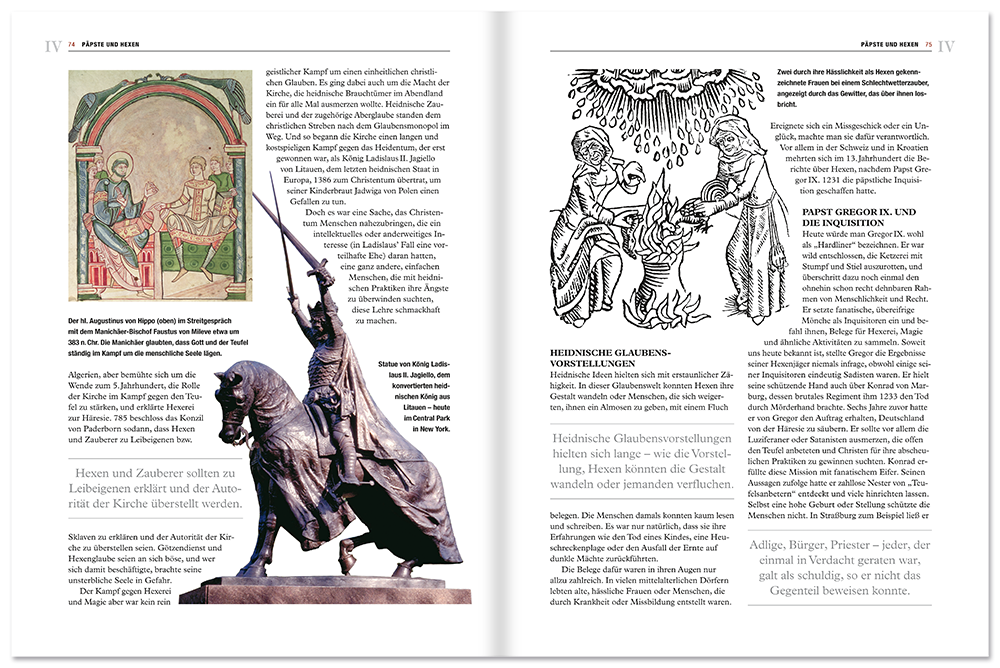 Die dunkle Geschichte der Päpste Ratgeber Sachbuch Leseprobe S74–75 Tosa Verlag Onlineshop